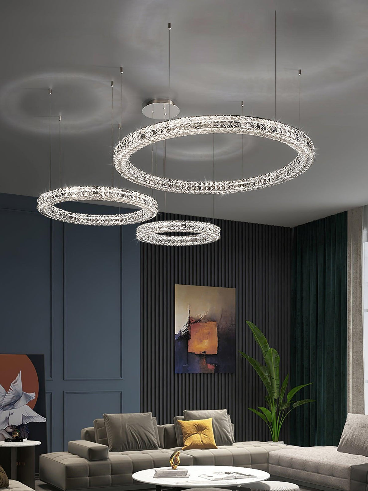 Dareneris Lustre Anneau Cristal Spiridon Luxe