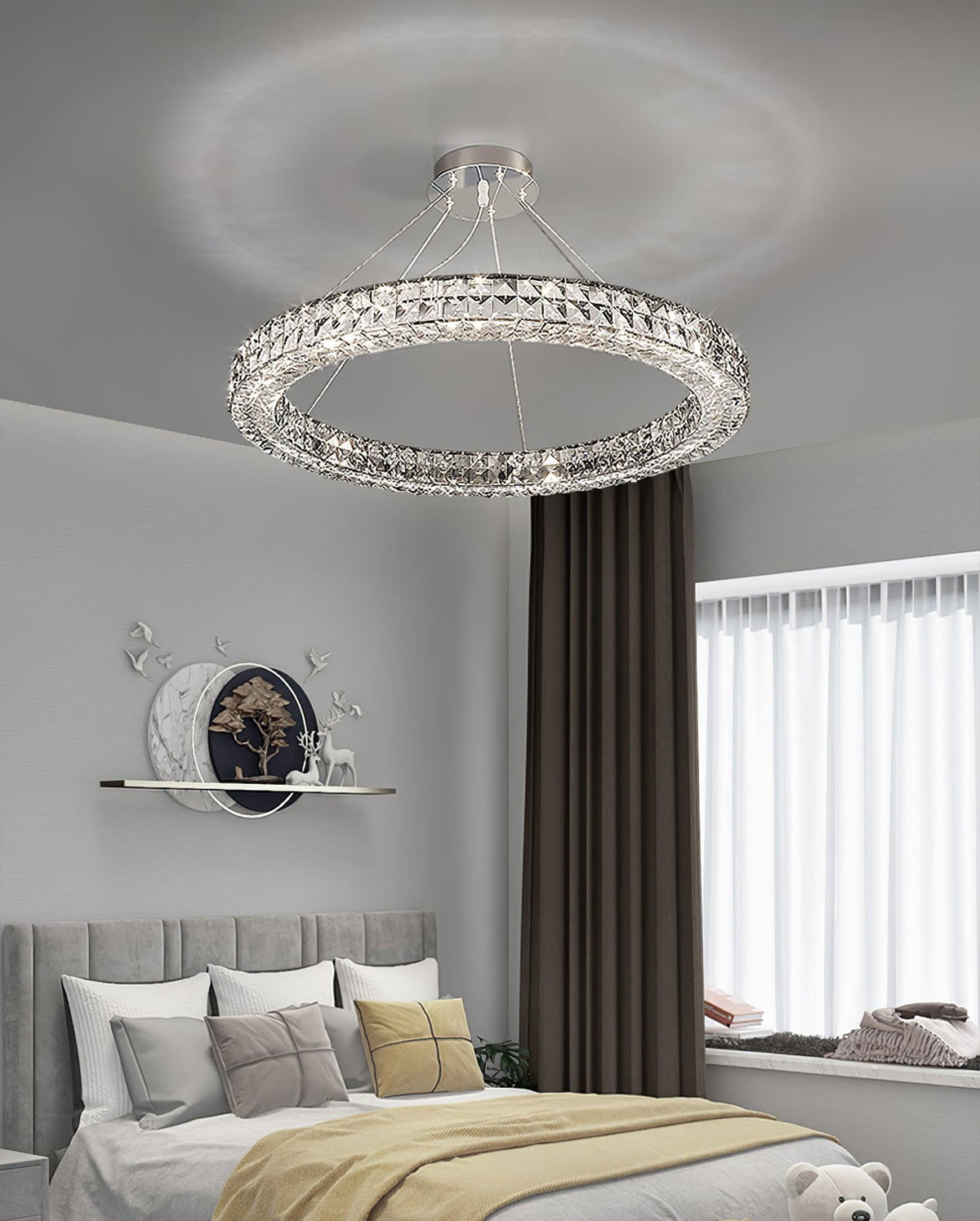 Dareneris Lustre Anneau Cristal Spiridon Luxe