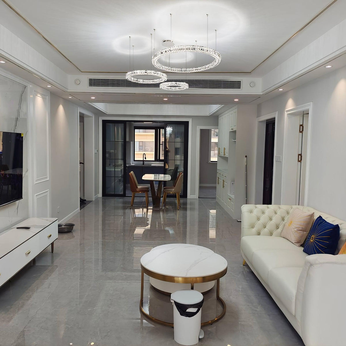 Dareneris Lustre Anneau Cristal Spiridon Luxe