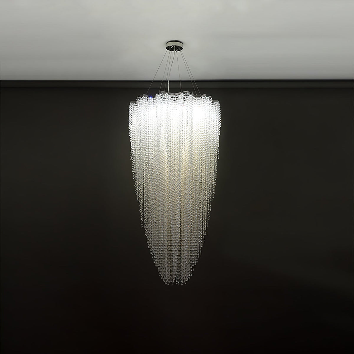 Zashayra Crystal Column Lustre