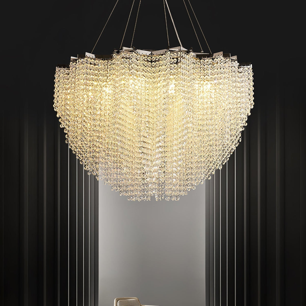Zashayra Crystal Column Lustre