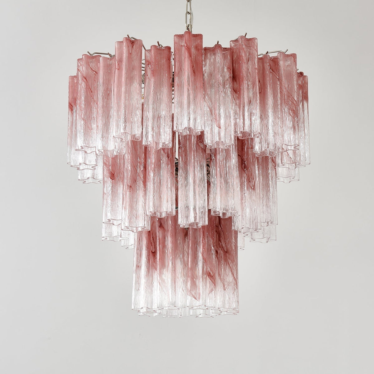 Sora Lustre en Verre Rose Moderne