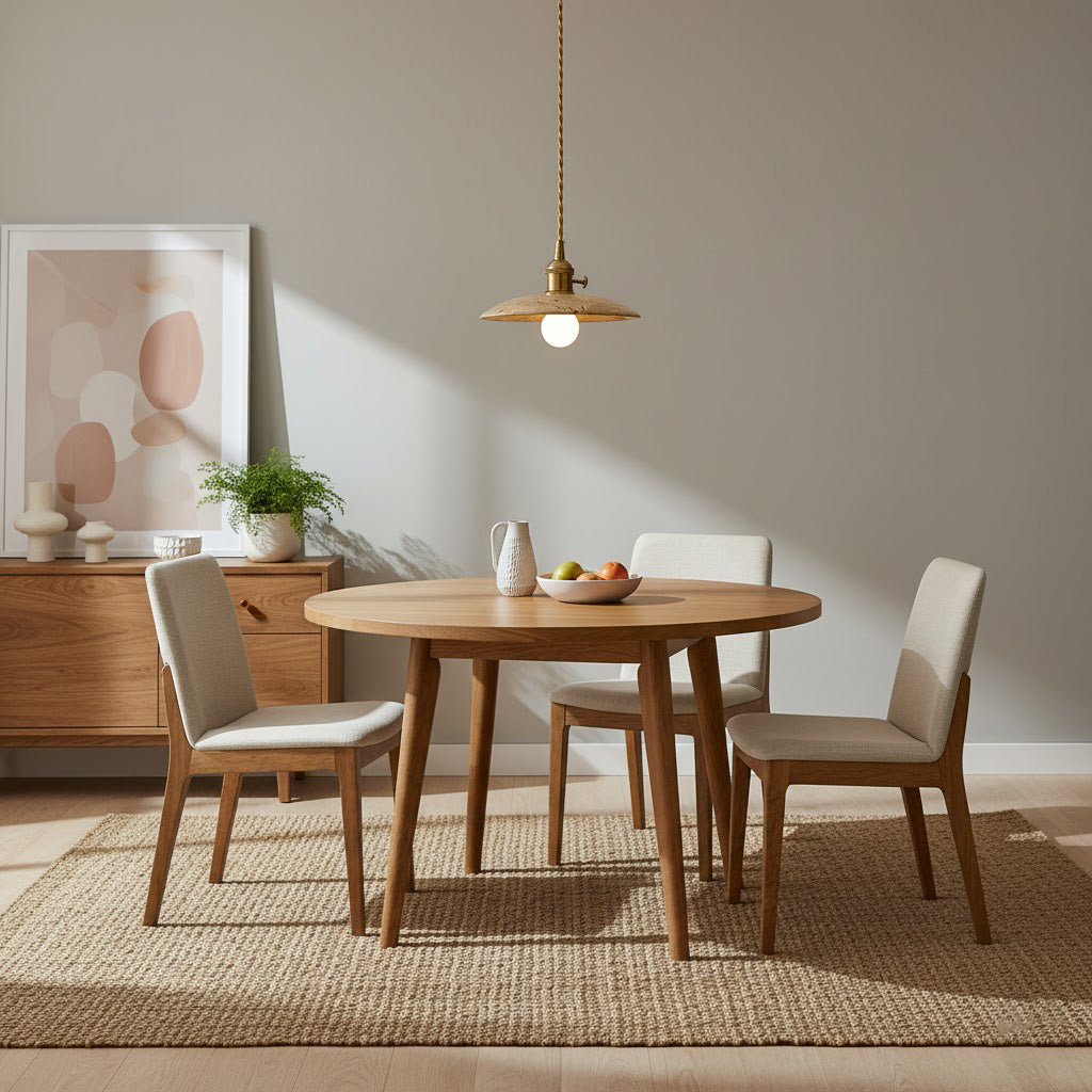 The Stella Pendant Light shown illuminating a modern kitchen island.