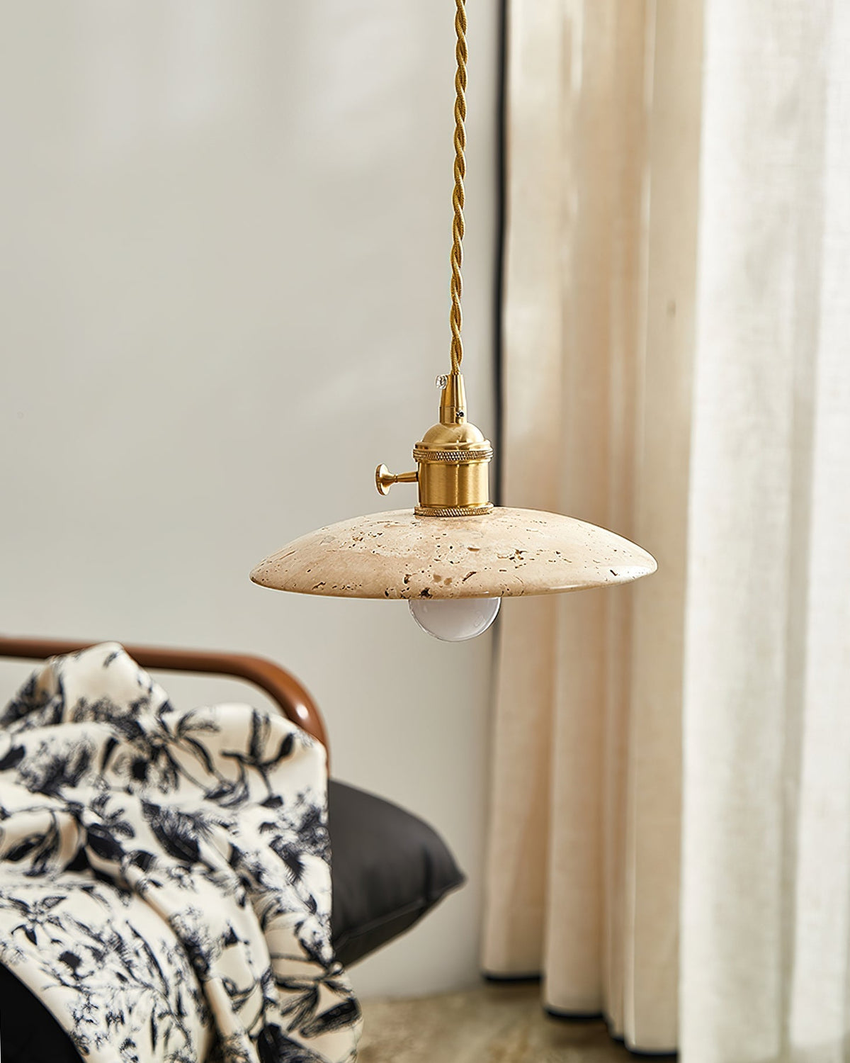 The smaller Model A of the Stella Pendant Light shown against a neutral background.