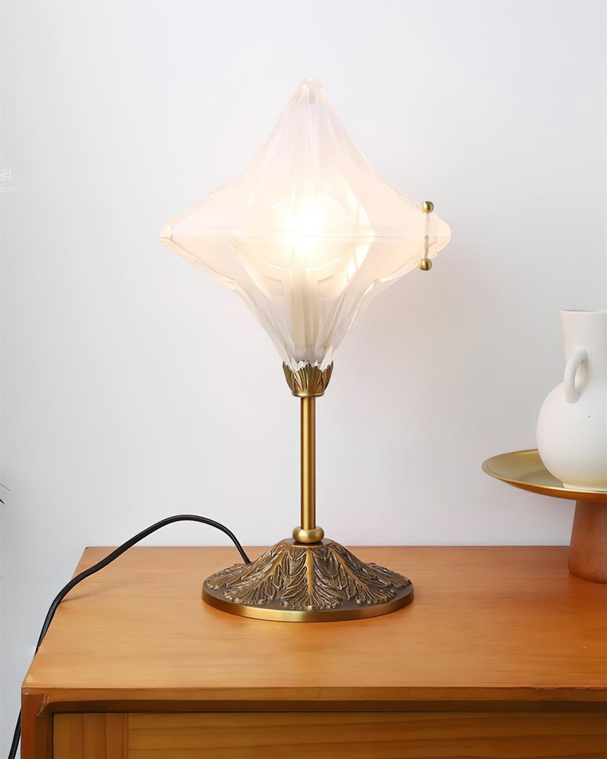 Lampe de Table en Travertin