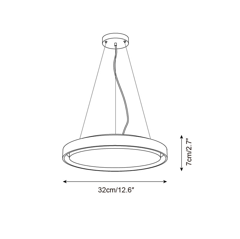 Ritta Pendant Light Travertine Ring-Neutral Decor
