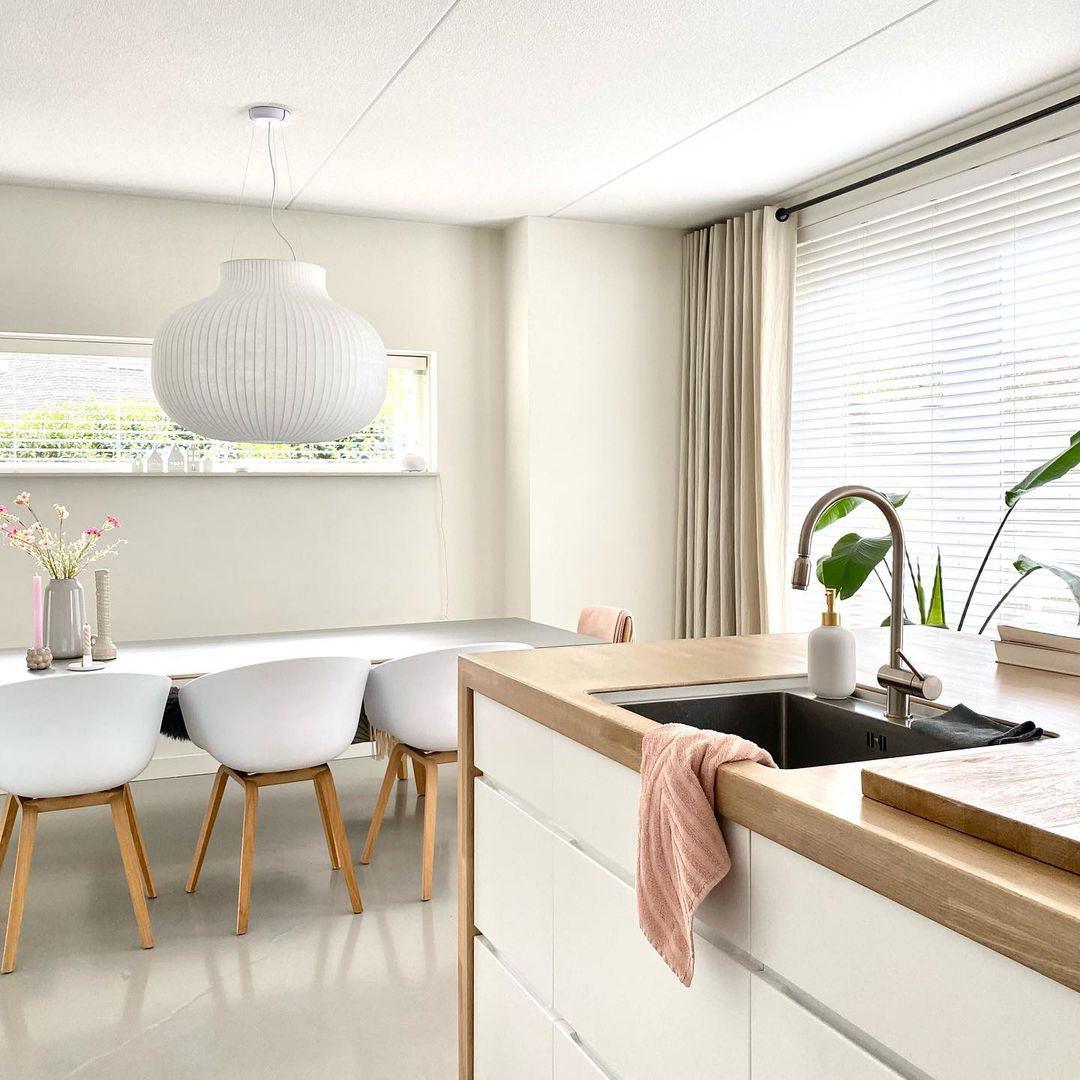 Pendant Light Silk Bell Shade Pleated Curved Modern Minimalist-Neutral Decor