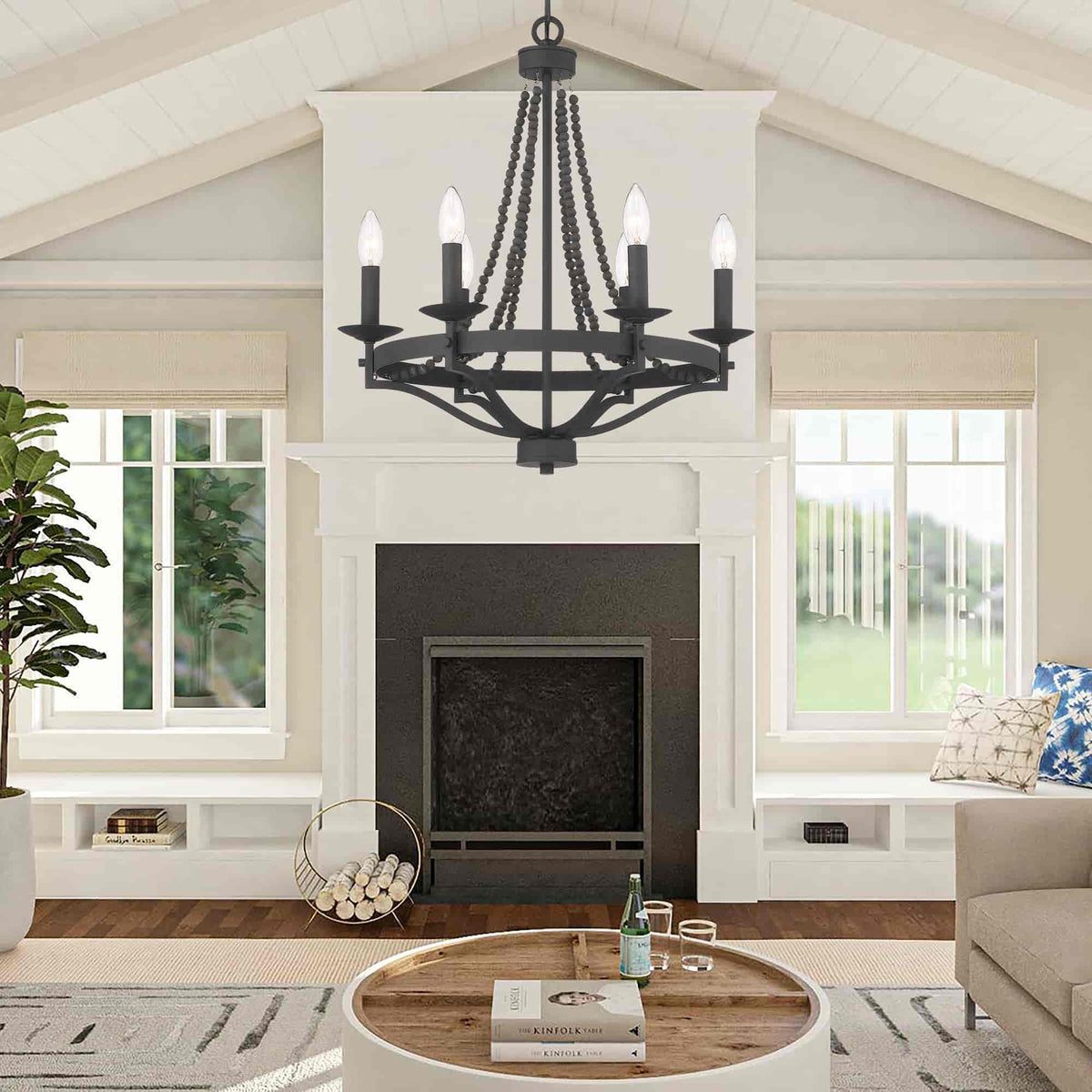 Isoren Ancien Industriel Bois Métal Lustre
