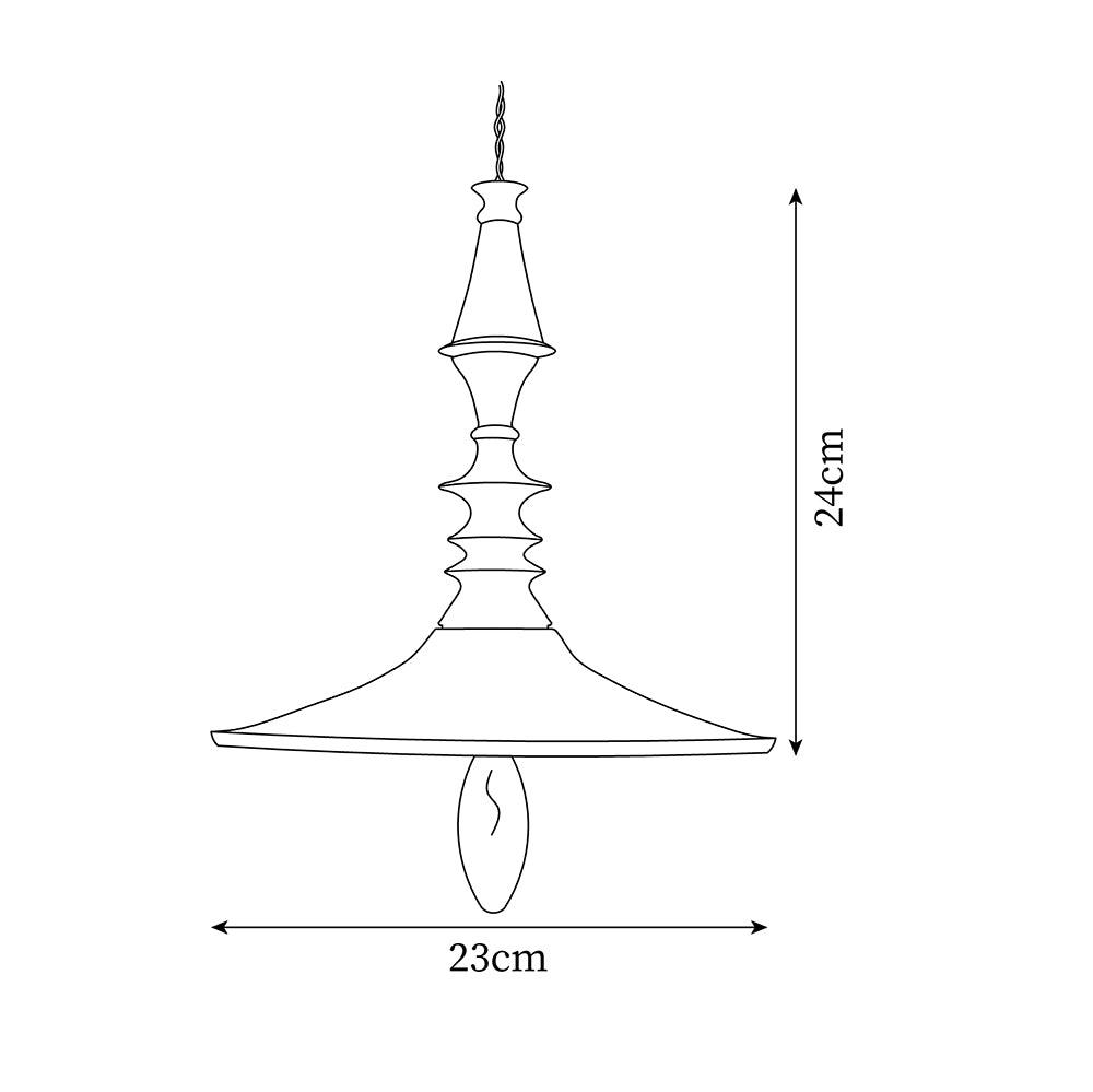 Pendant Lamp Wood Walnut Shade Modern Minimalist Cozy Warm-Neutral Decor