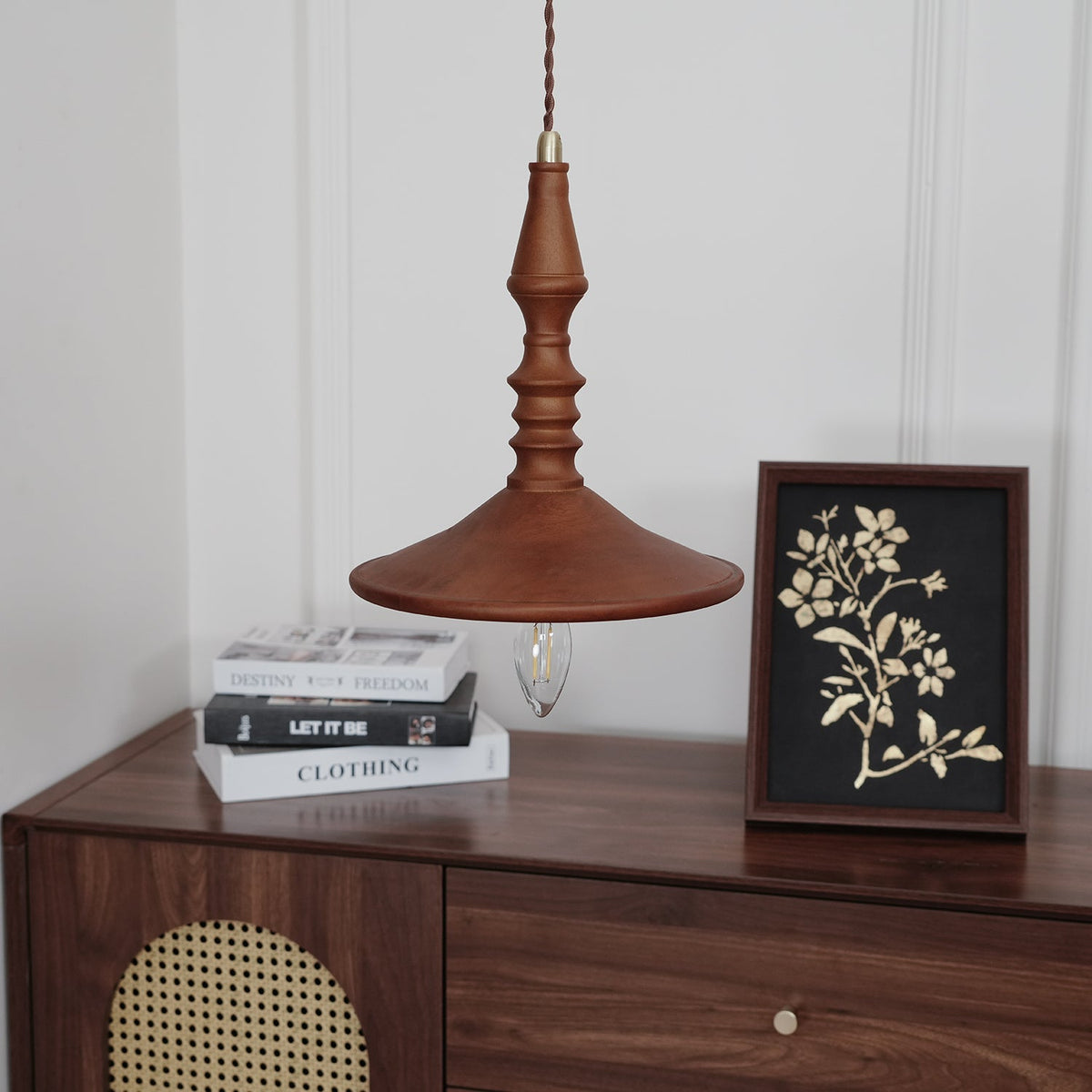 Tessira Suspension Industrielle en Bois