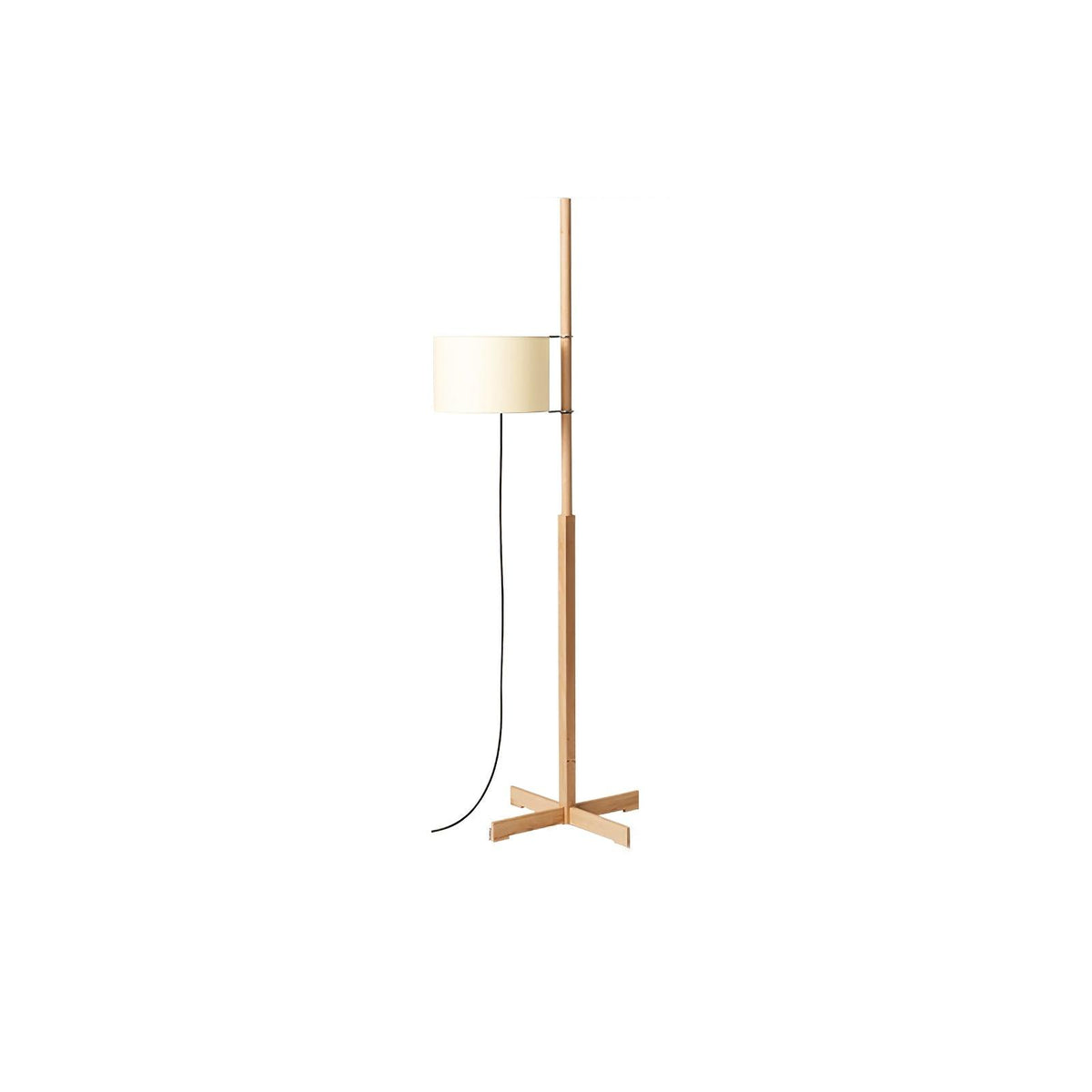 Vindis Lampadaire Bois Tissu