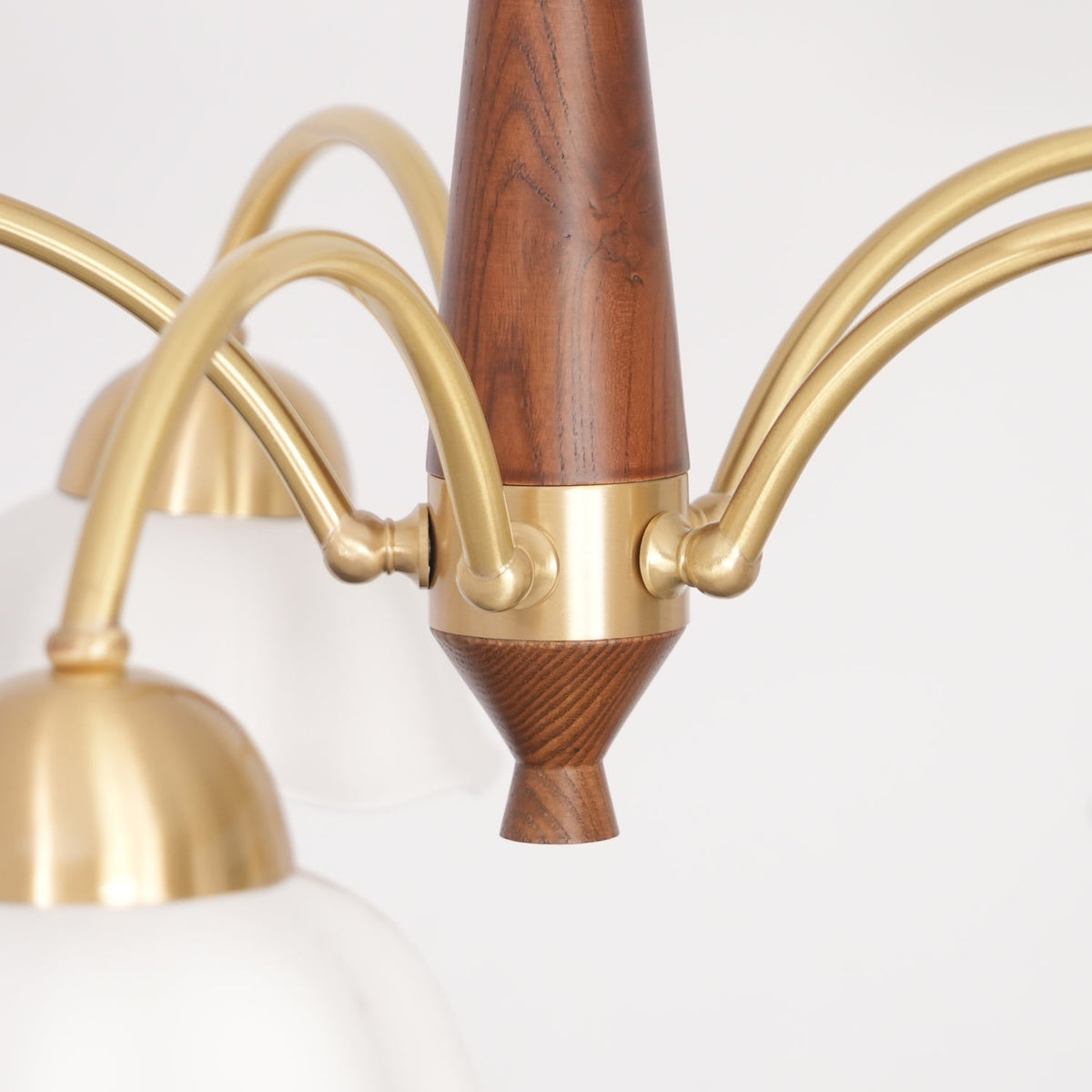 Wilaria Lustre Laiton Bois Opaline Céramique