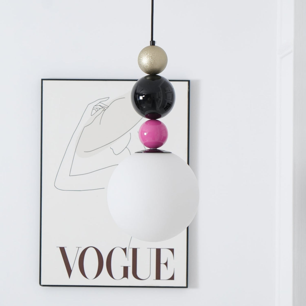 Candy Round Ball Pendant Light-Neutral Decor
