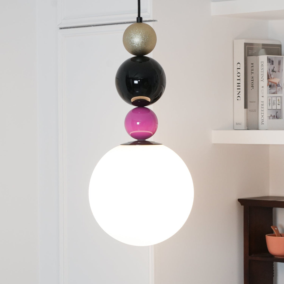Candy Round Ball Pendant Light-Neutral Decor