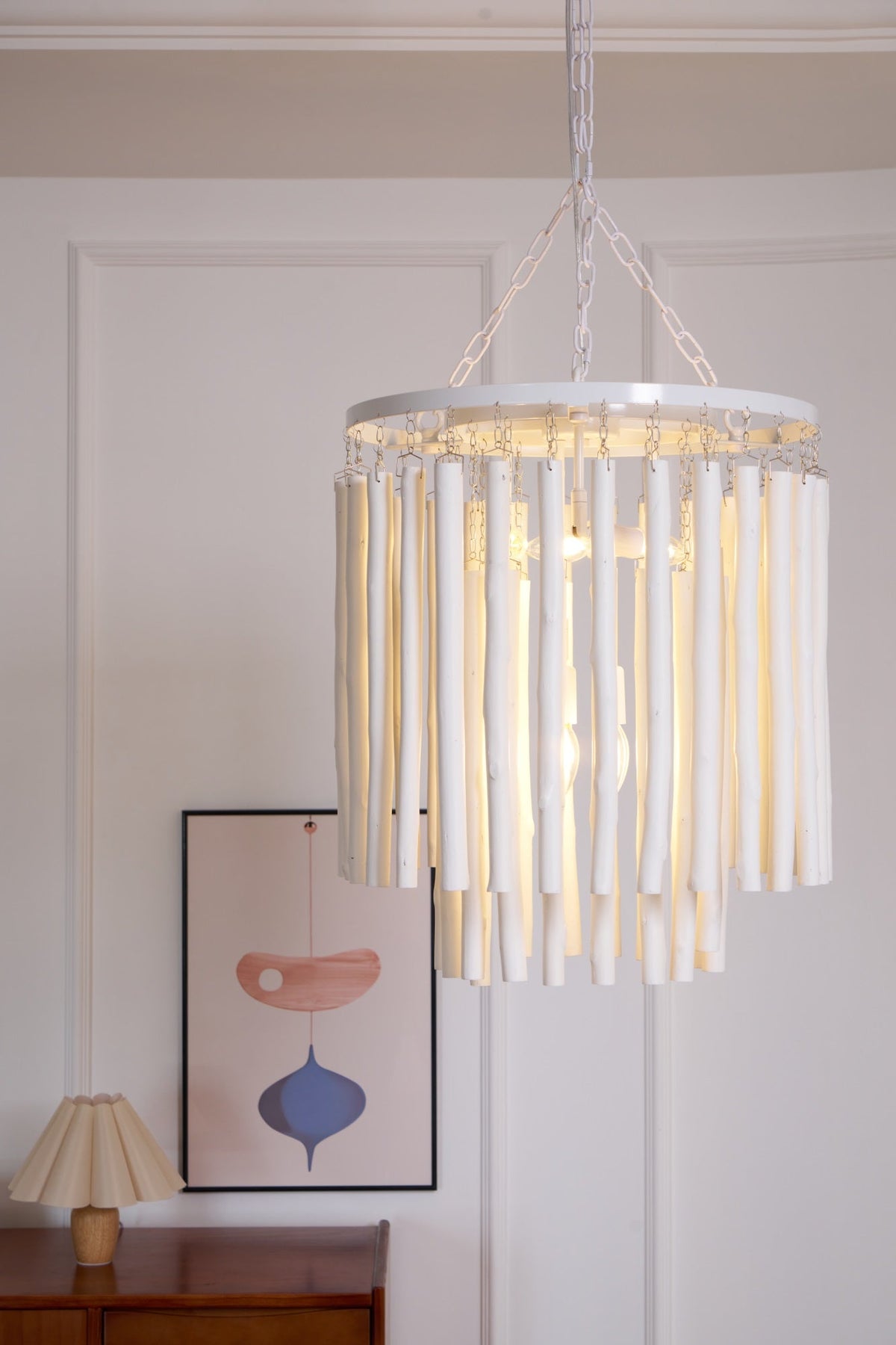 Talaria Lustre en Bois Luxe Postmoderne