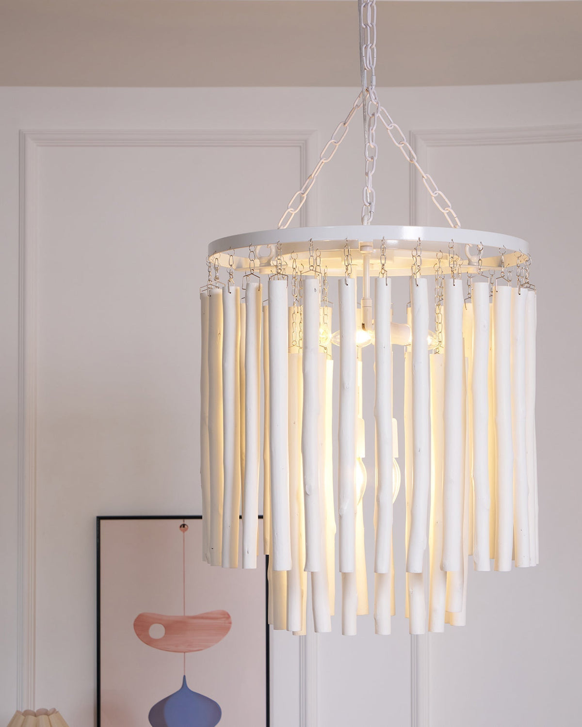 Talaria Lustre en Bois Luxe Postmoderne