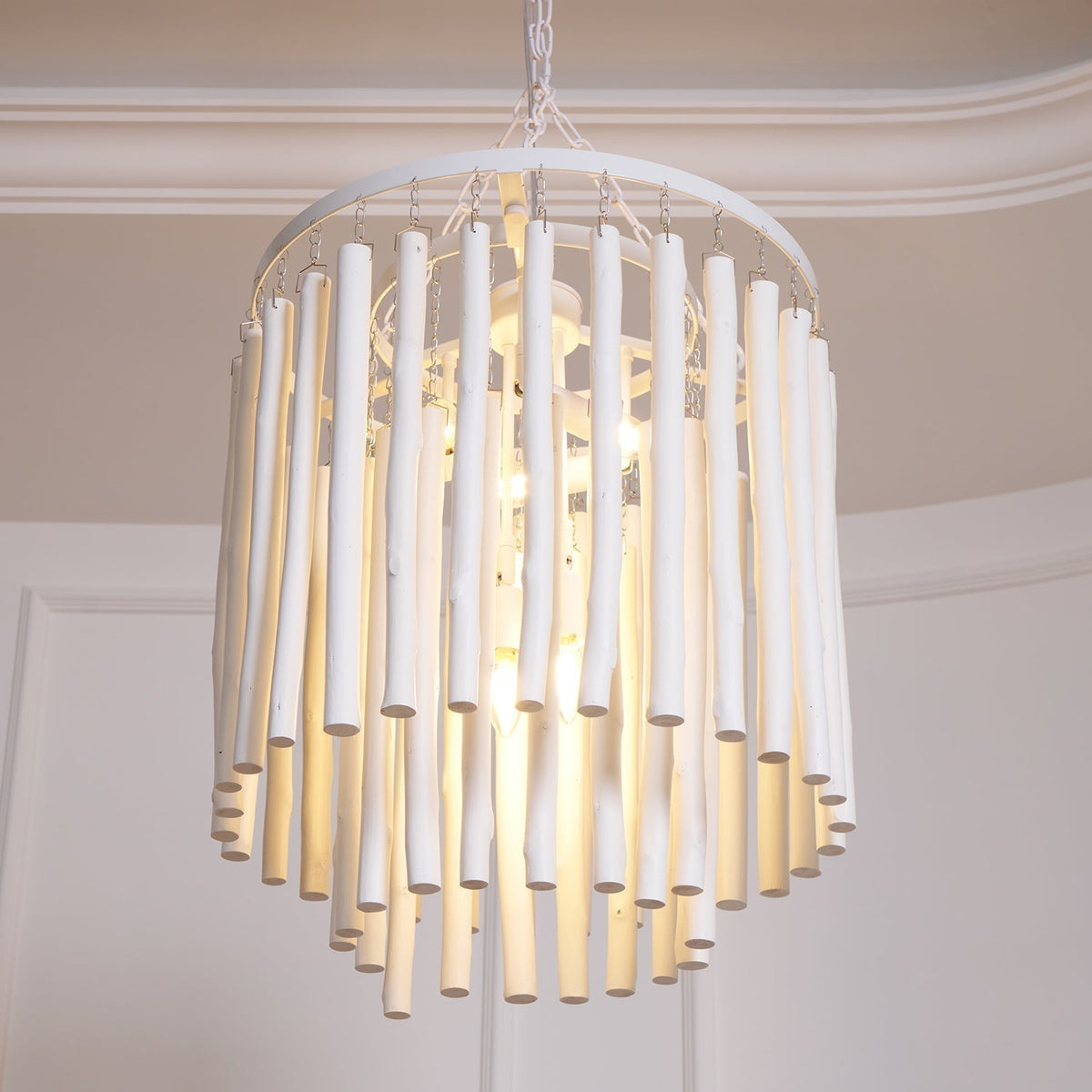 Talaria Lustre en Bois Luxe Postmoderne