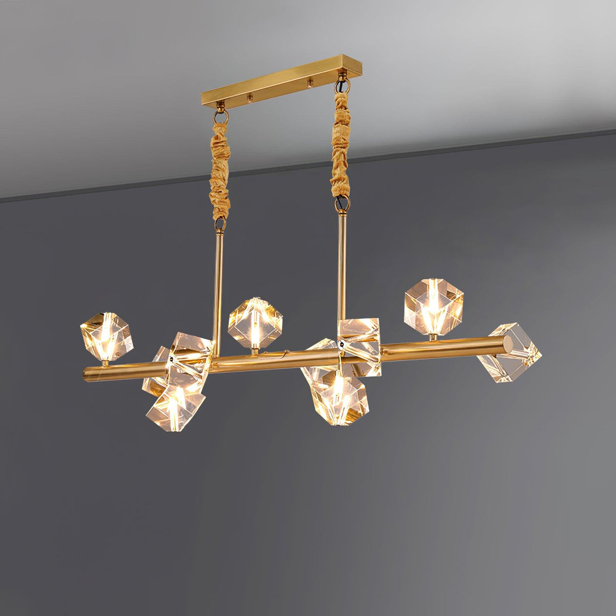 Eurthiel Lustre Pendentif Cristal Luxe