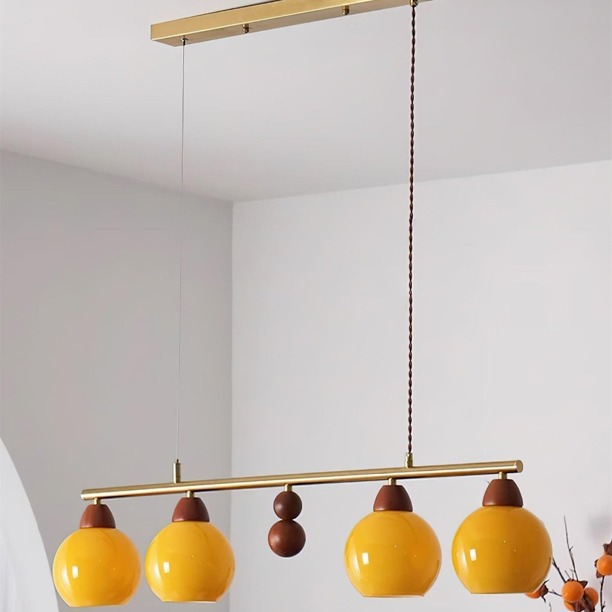Amara Hand-blown Glass Chandelier-Neutral Decor