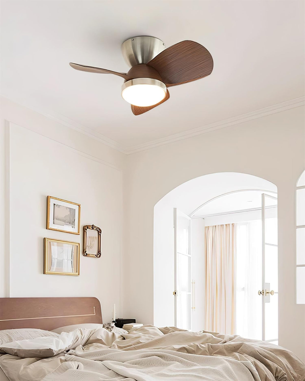 Lioraleria Ventilateur de Plafond avec Éclairage