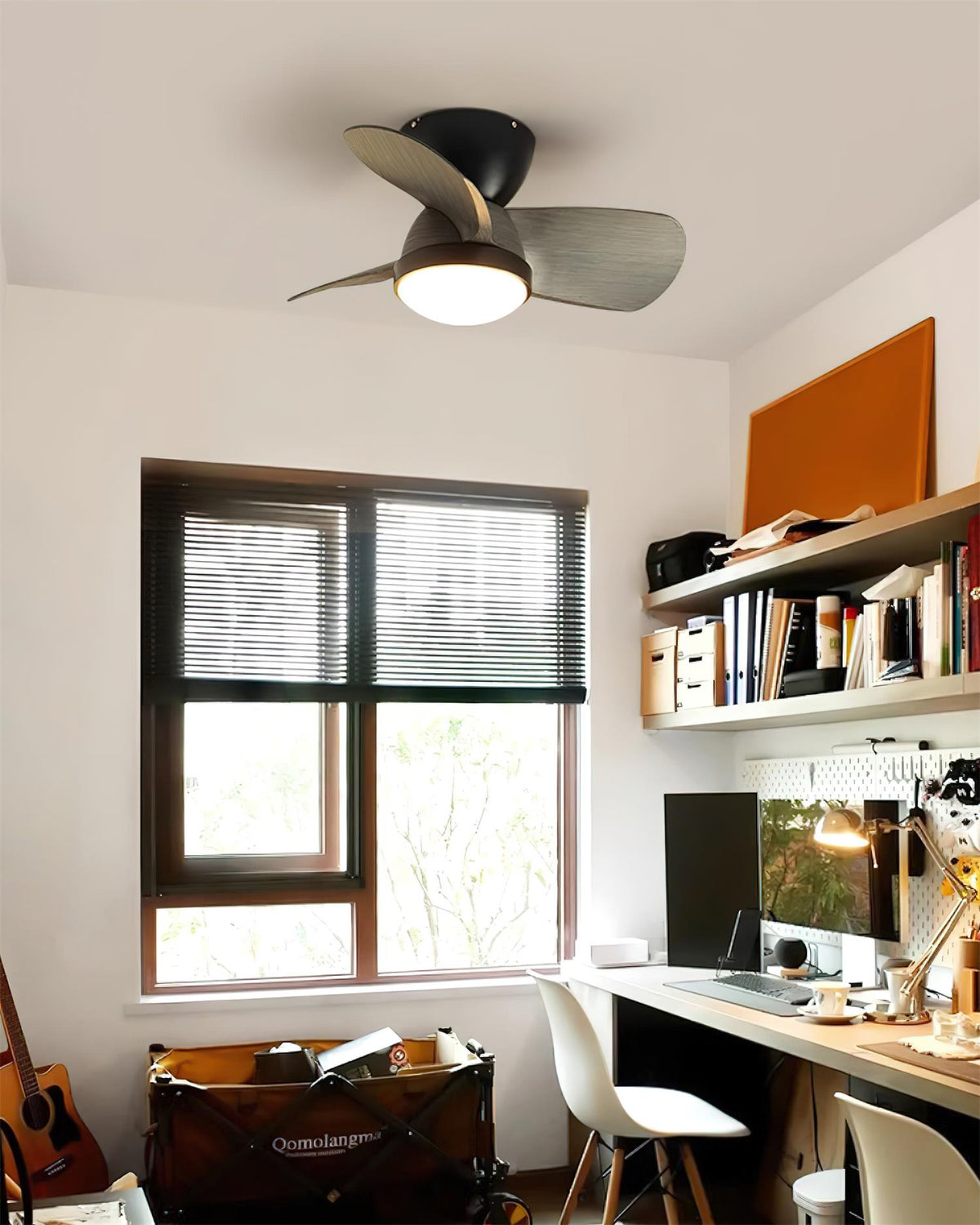 Lioraleria Ventilateur de Plafond avec Éclairage