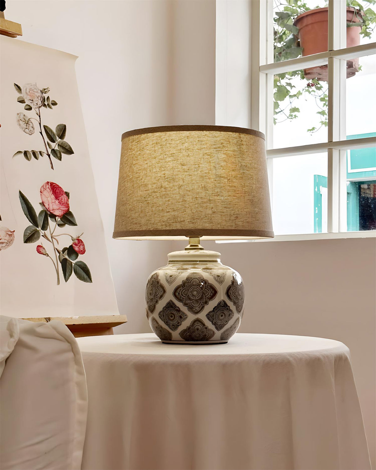 Clotilde Lampe de Table