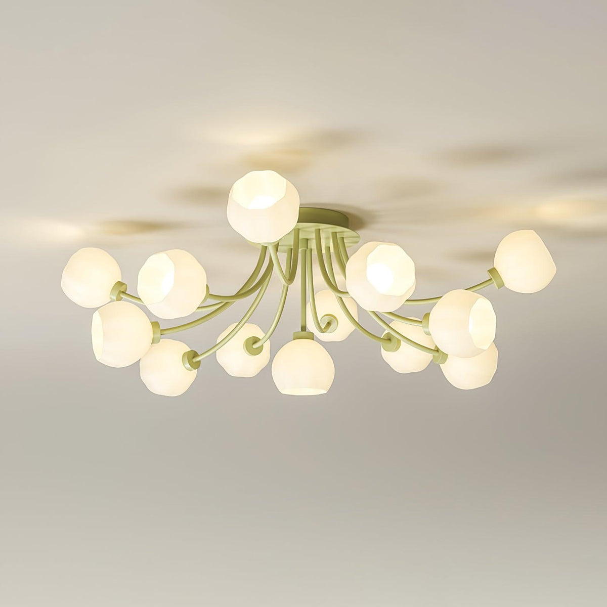 Florina Flower Ceiling Light-Neutral Decor