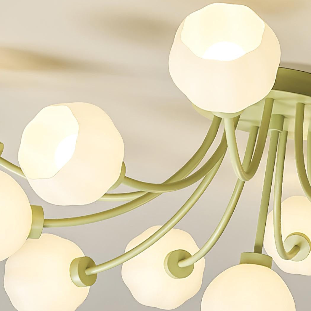Florina Flower Ceiling Light-Neutral Decor