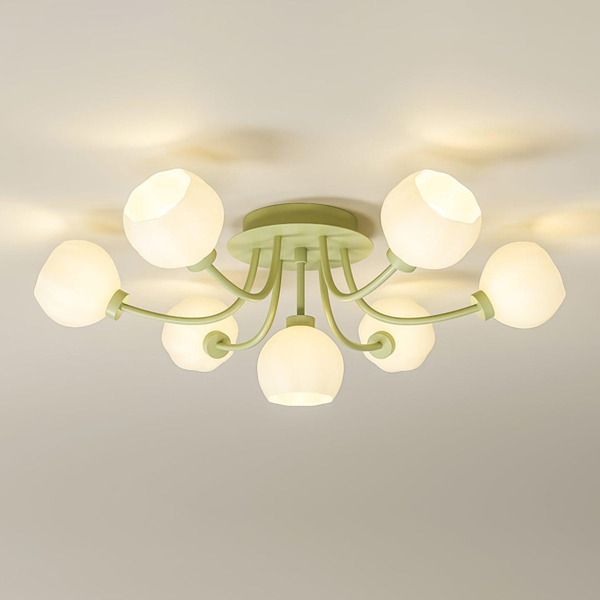 Florina Flower Ceiling Light-Neutral Decor