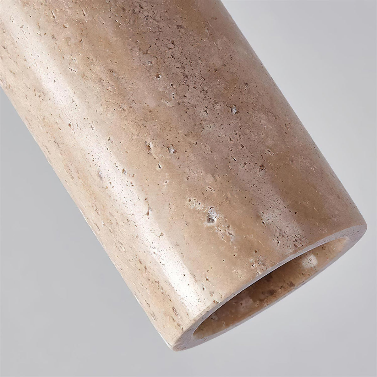 Nerova Pendant Light Travertine Wood Minimalist-Neutral Decor
