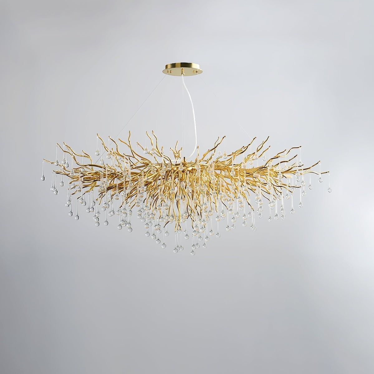 Solina Lustre Cristal Postmoderne Luxueux