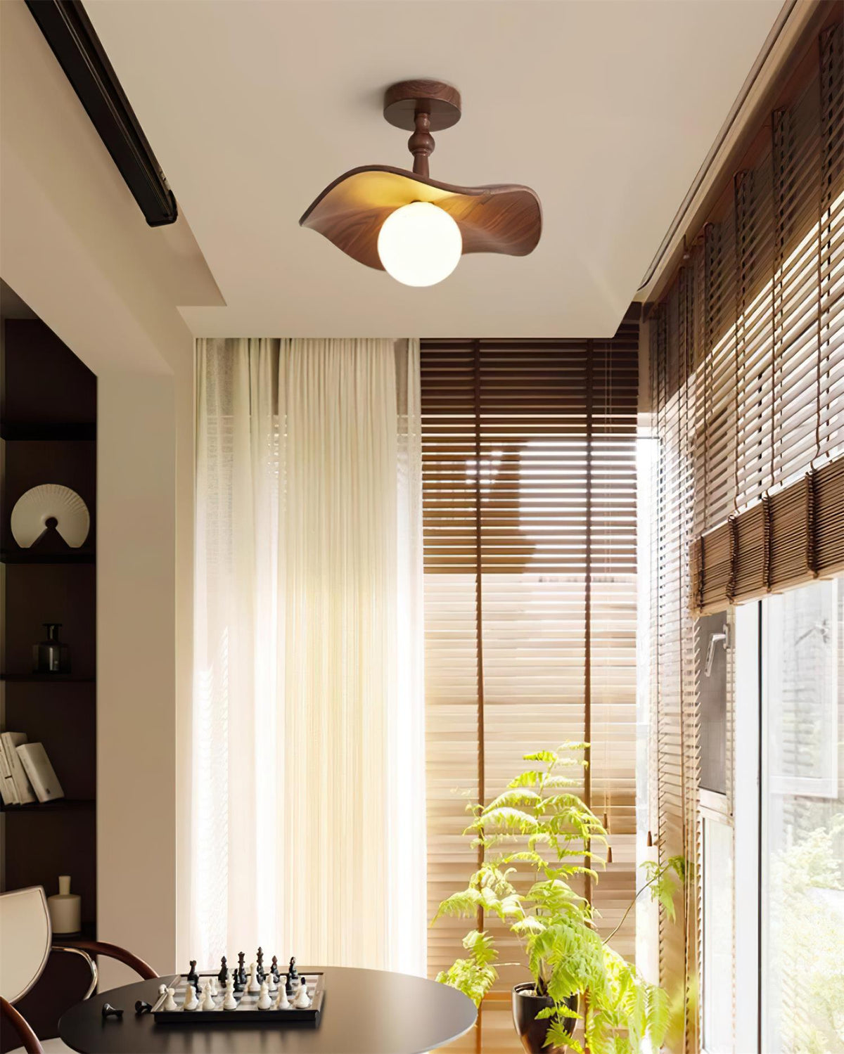 Yunel Semi Flush Mount Ceiling Light-Neutral Decor