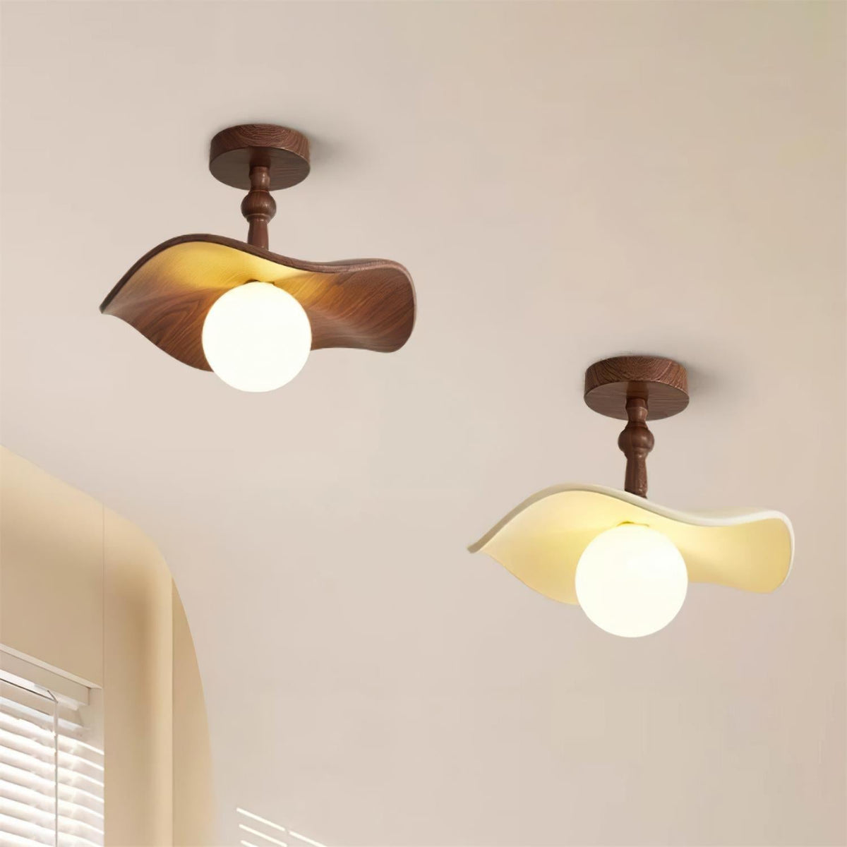 Yunel Semi Flush Mount Ceiling Light-Neutral Decor
