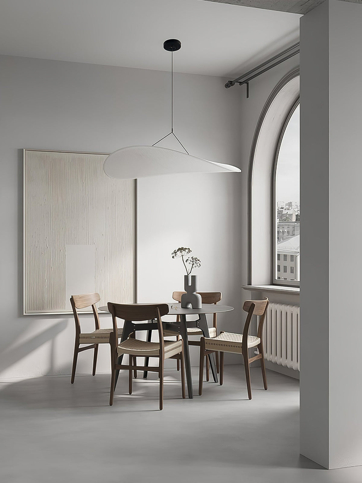 Belia Lampe Suspendue Minimaliste en Soie