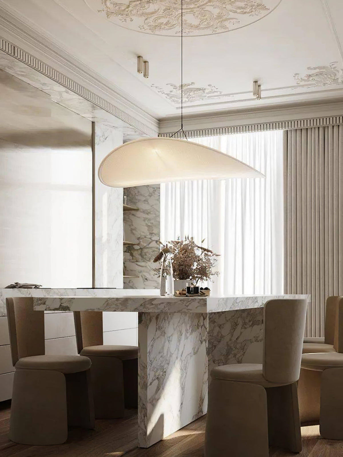 Twist Suspension Lampe Contemporaine Swag