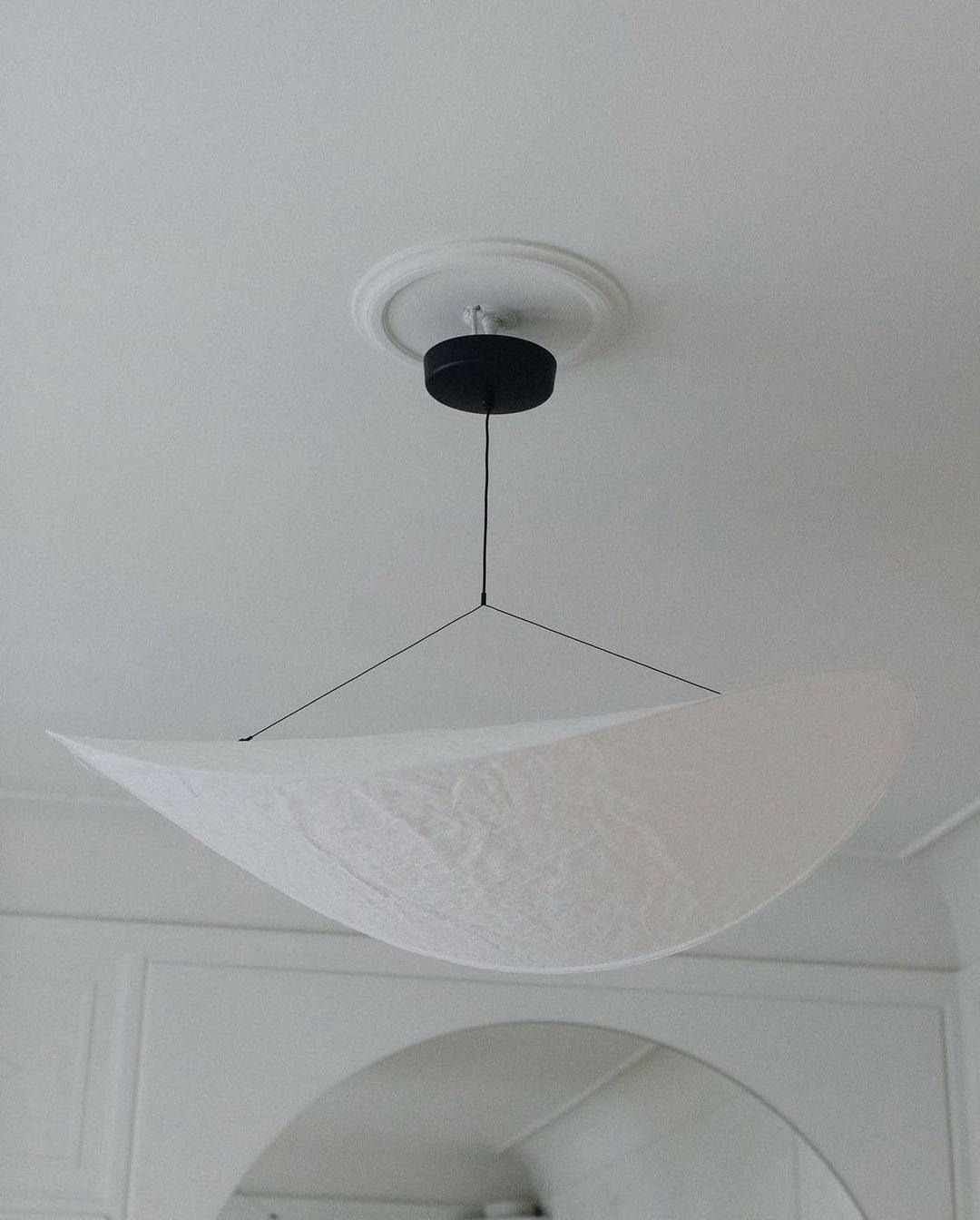 Belia Lampe Suspendue Minimaliste en Soie
