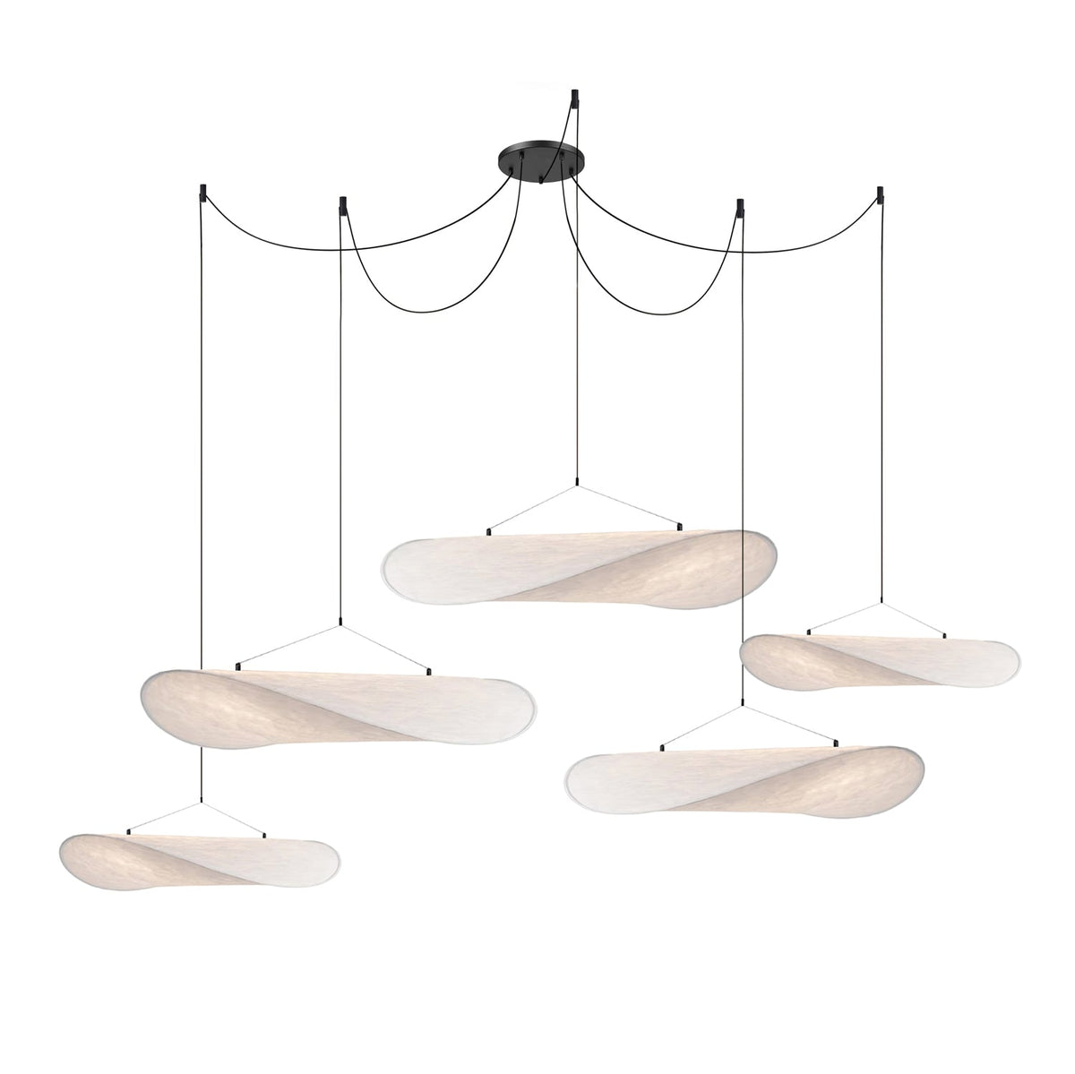 Belia Lampe Suspendue Minimaliste en Soie