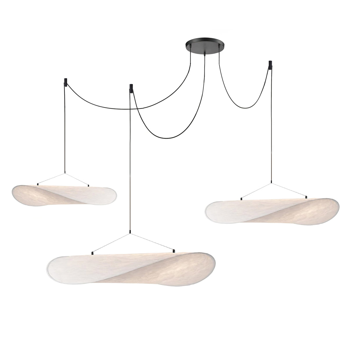 Belia Lampe Suspendue Minimaliste en Soie