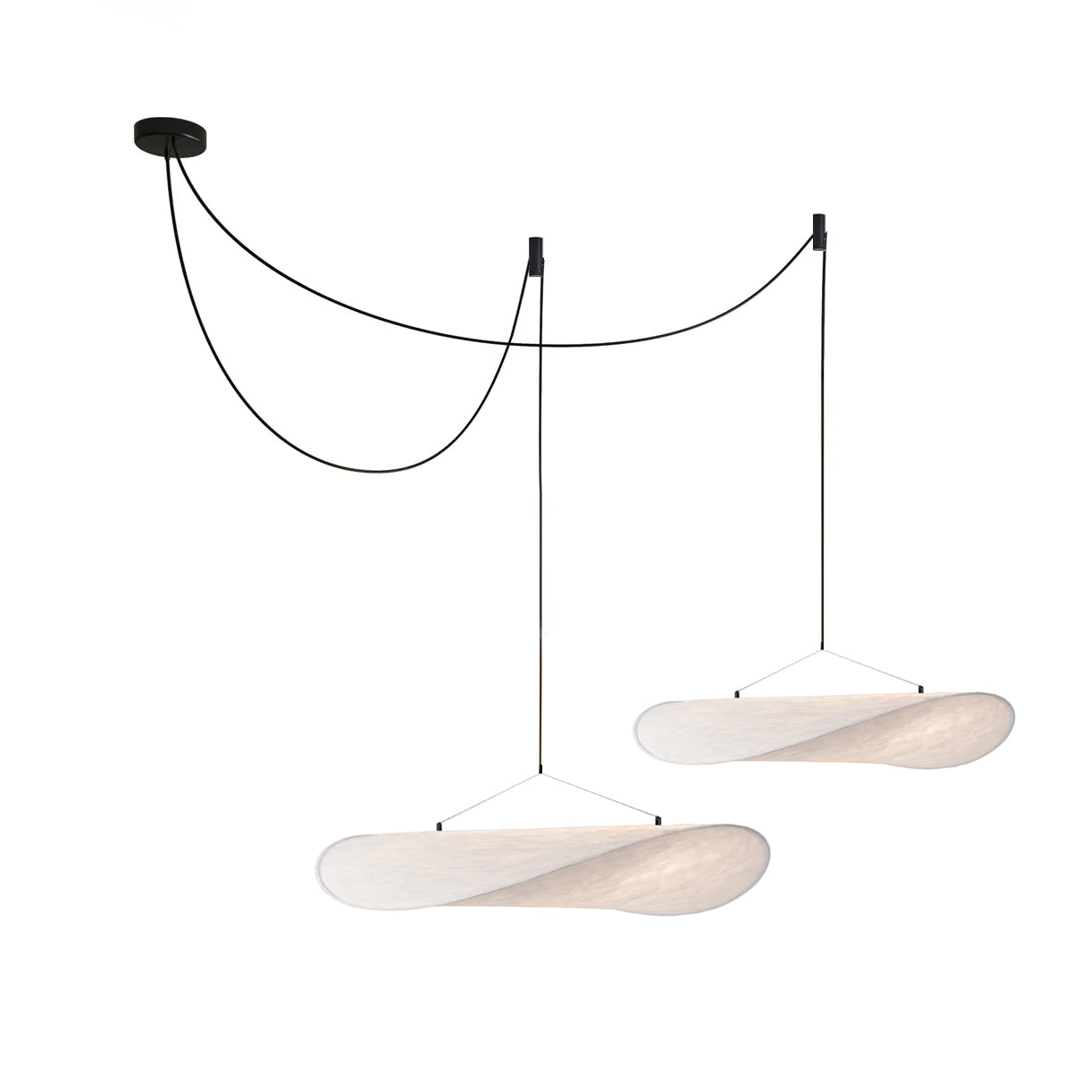 Belia Lampe Suspendue Minimaliste en Soie