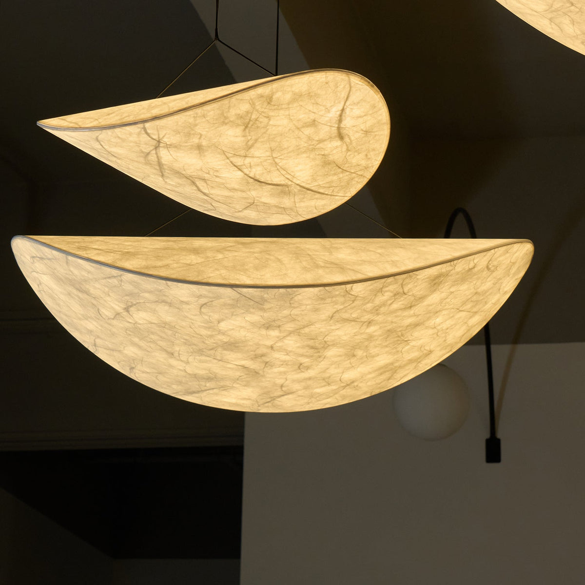 Belia Lampe Suspendue Minimaliste en Soie