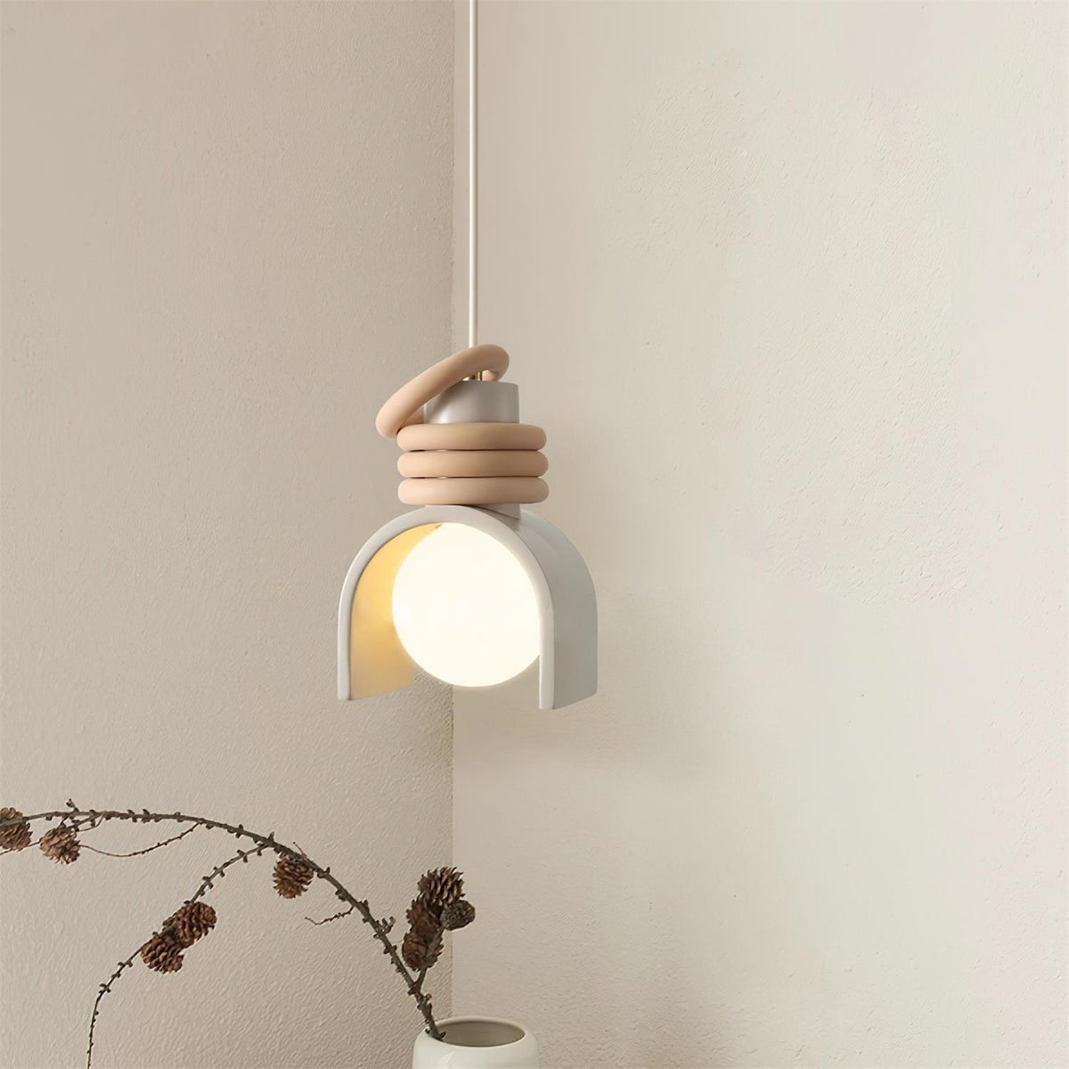 Twister Suspension en Verre Contemporaine