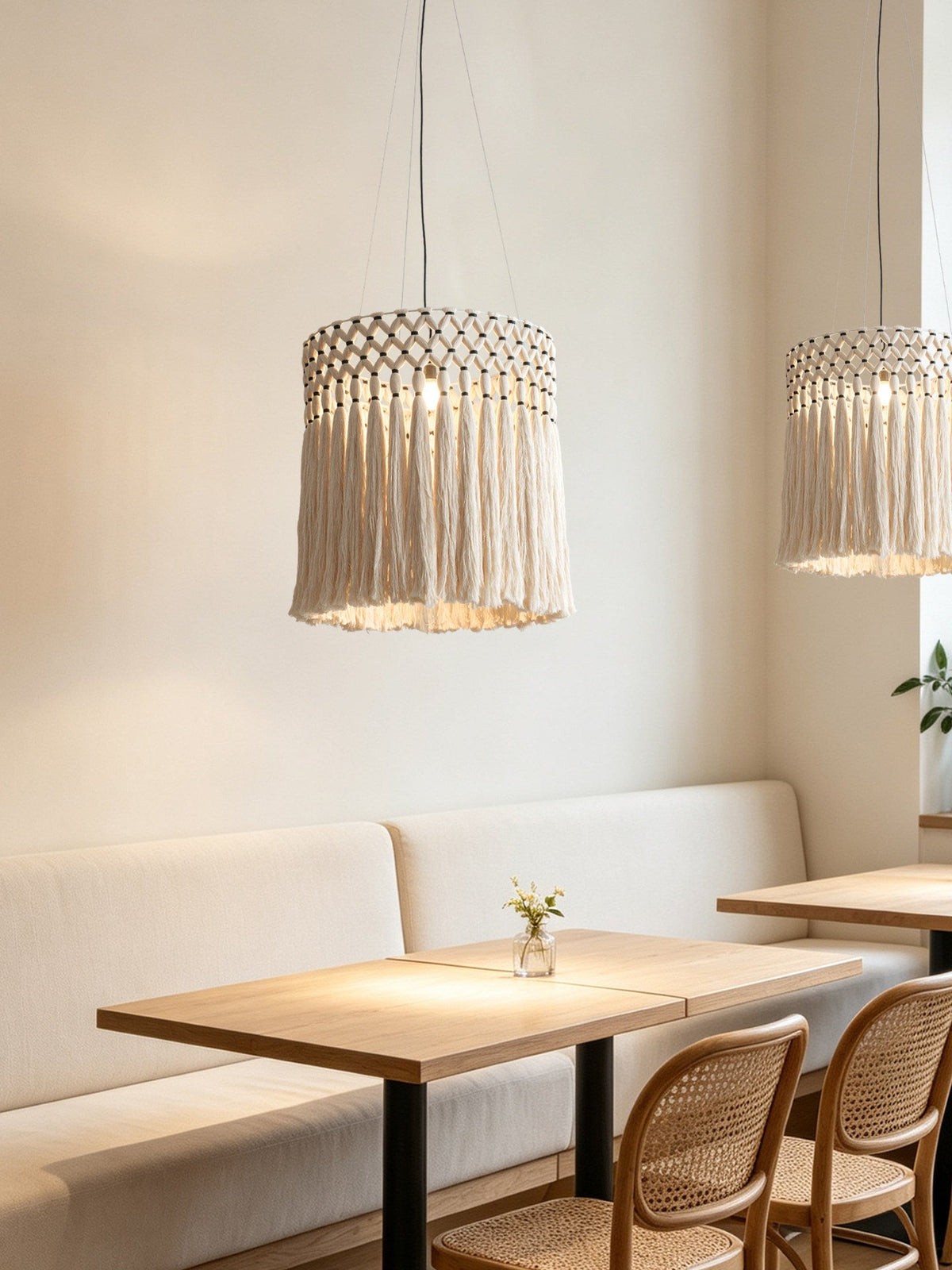 Ulmont Suspension En Macramé À Franges