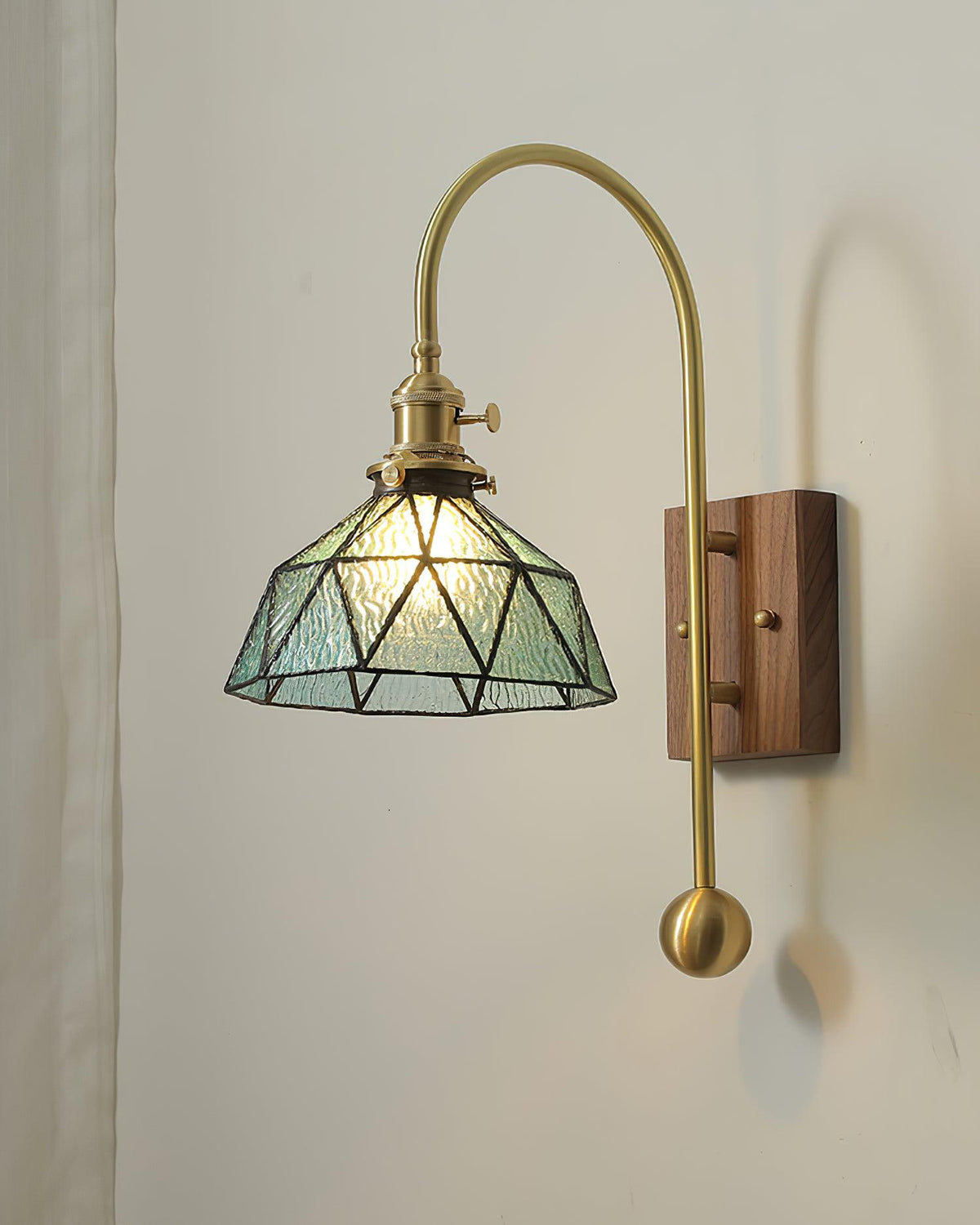 Vorelle Vintage Stained Wall Light-Neutral Decor