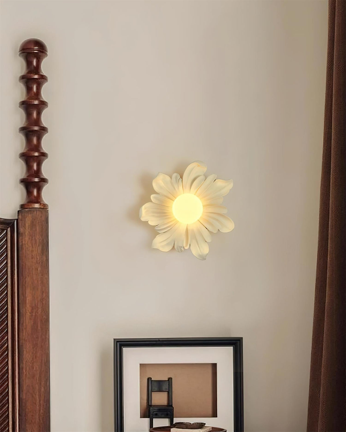 Tina Flower Wall Lamp-Neutral Decor