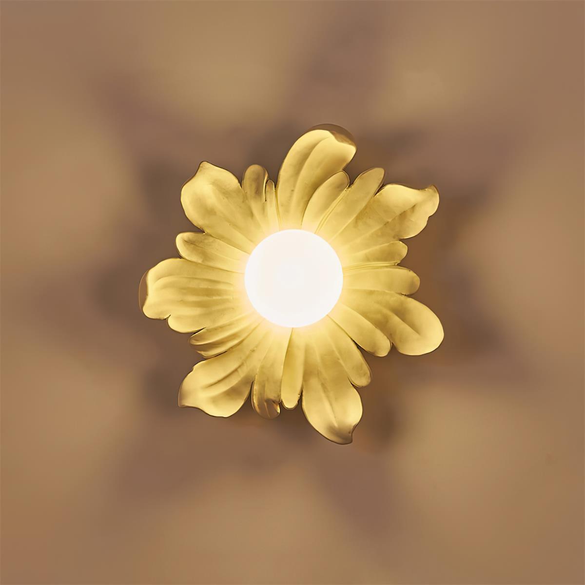 Tina Flower Wall Lamp-Neutral Decor