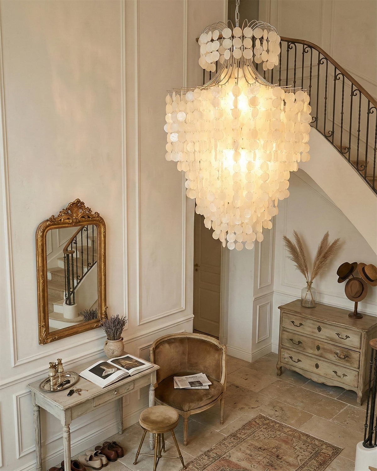 Coralian Lustre en Coquillage