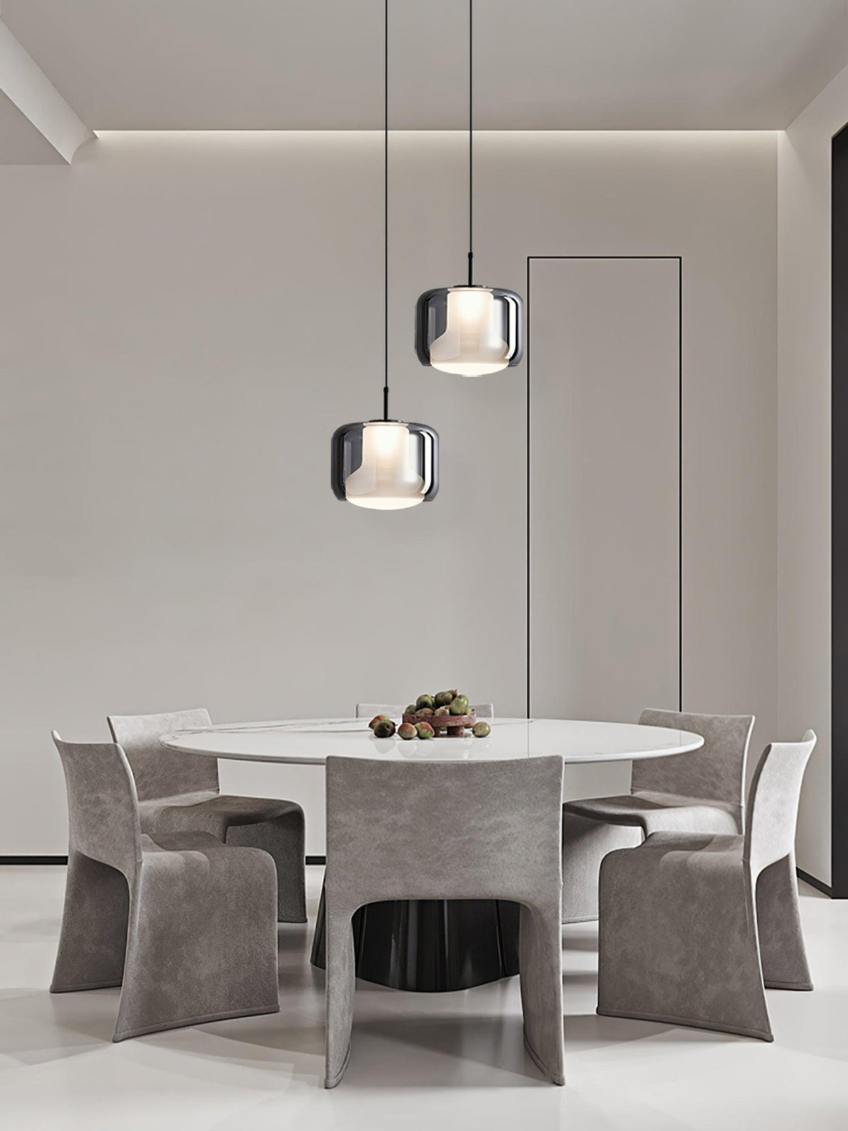 Vella Suspension Lampe en Verre Moderne