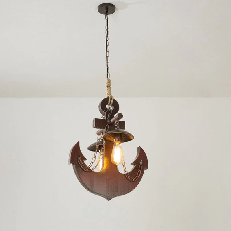 Epoch Rétro LED Suspension Bois Métal Verre Salon/Salle À Manger
