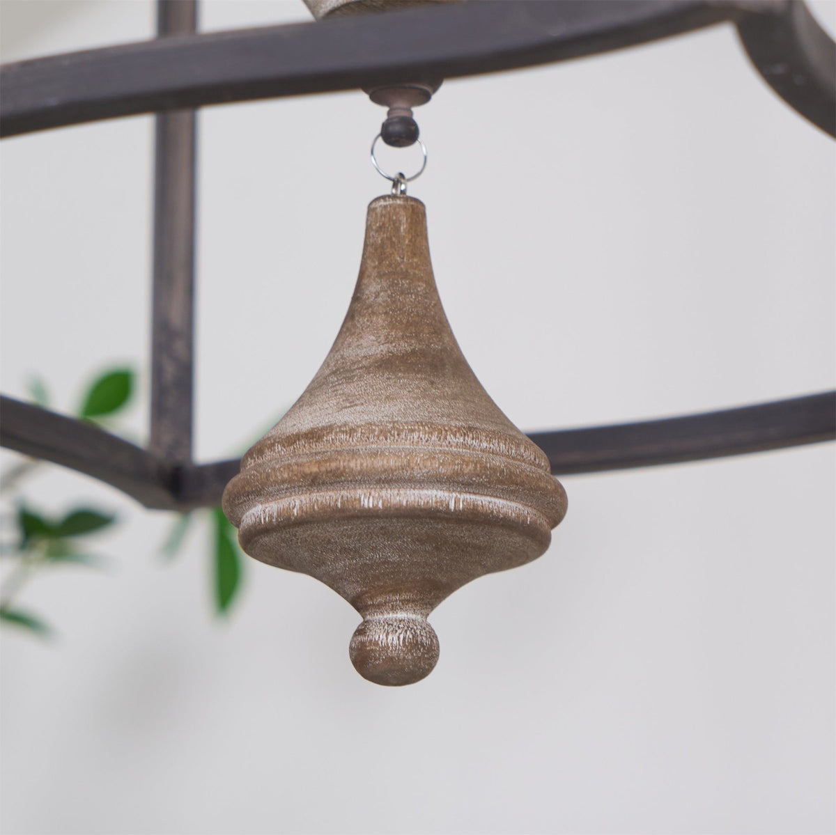 Lirexon Traditionnel Volière Sculpté à la Main Bois Lustre-Cielum