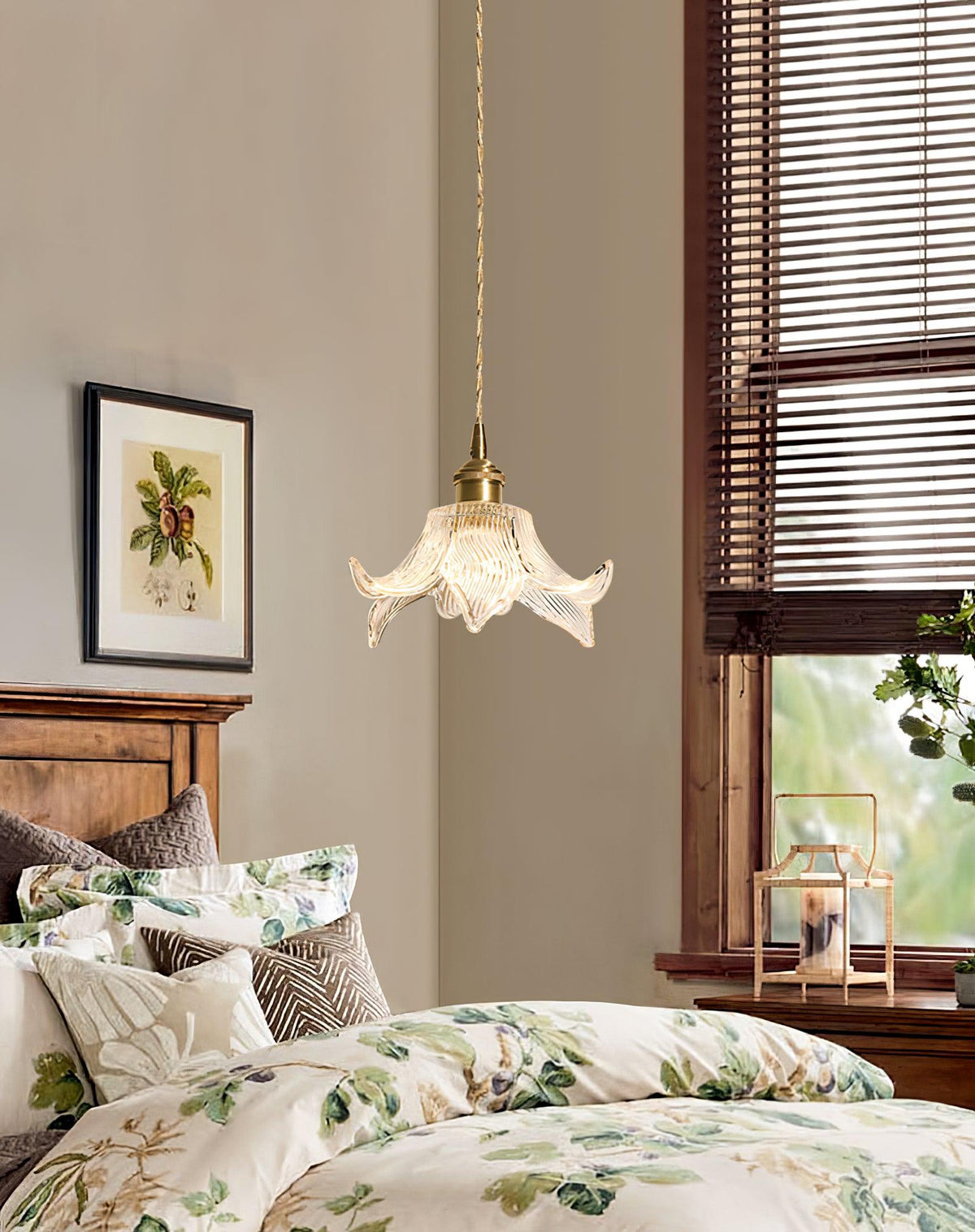 Thaliran Suspension Glam en Laiton et Verre